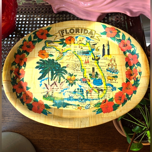 Bamboo Florida Tray - Picture 1 of 4